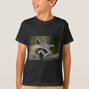 Bandit at Rest Cute Racoon T-Shirt