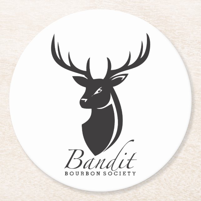 Bandit Round Coasters (Front)