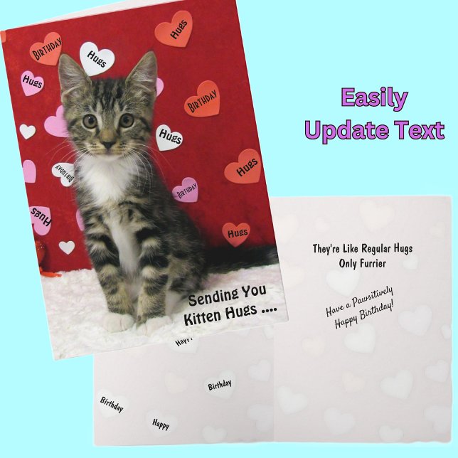 Bandit The Cat's Happy Birthday Card  (Creator Uploaded)