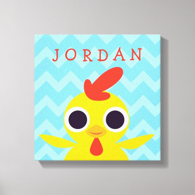Bandit the Chick Canvas Print (Front)