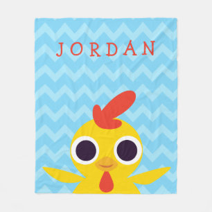 Bandit the Chick Fleece Blanket