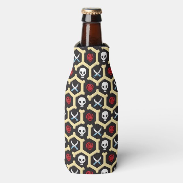 Bandit Theme Pattern Bottle Cooler (Bottle Front)
