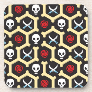 Bandit Theme Pattern Coaster