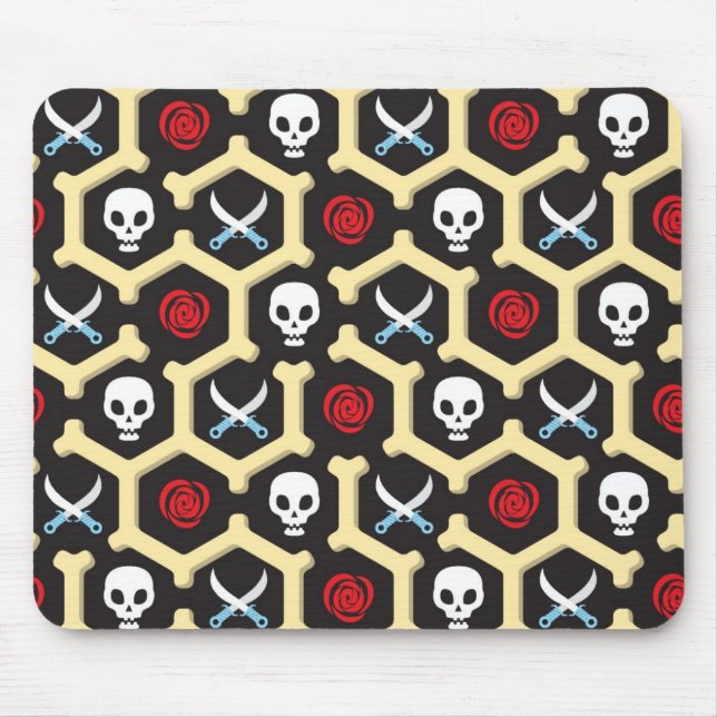 Bandit Theme Pattern Mouse Mat (Front)