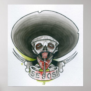 Bandito Zombie Poster