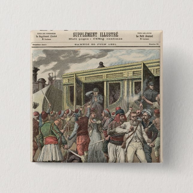 Bandits in the Orient 15 Cm Square Badge (Front)