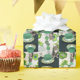 Bandit's St. Patrick's Day Wrapping Paper (4 SQ)
