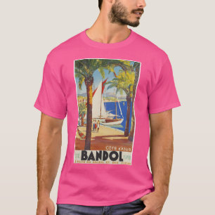 Bandol France Vintage Travel Poster T-Shirt