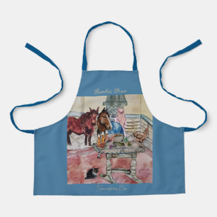 Bandos Beer home made horse brew Apron
