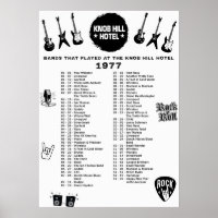 Bands That Played At The Knob Hill Hotel 1977