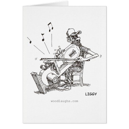 Bandsaw Musician Card