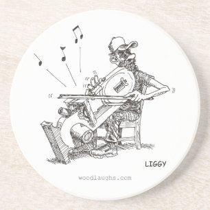 Bandsaw Musician Coaster