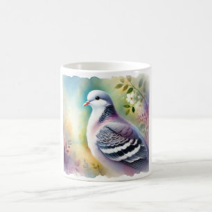 Bandtailed Pigeon 300824AREF123 - Watercolor Coffee Mug