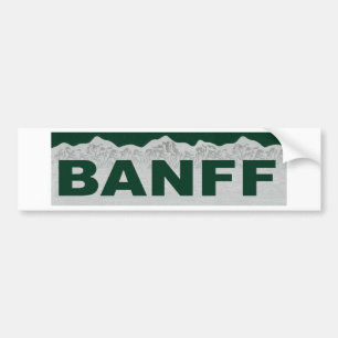 Banff, Alberta Bumper Sticker