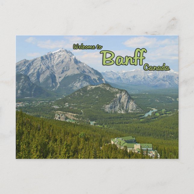 Banff Alberta Canada Postcard (Front)