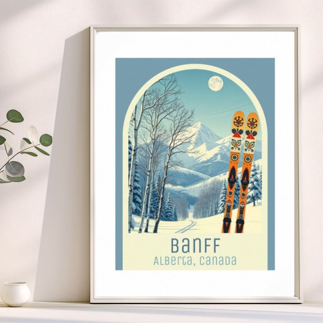 Banff Alberta Canada ski vacation Poster (Creator Uploaded)