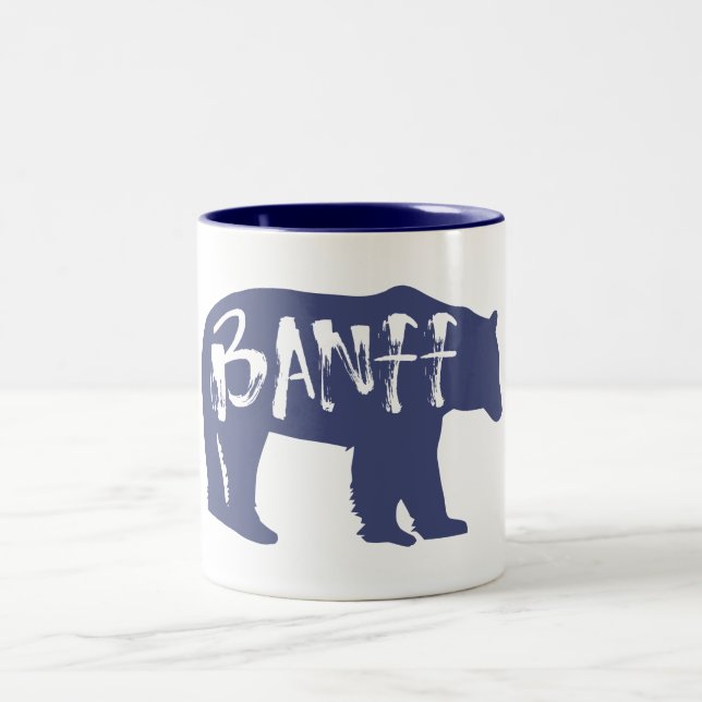 Banff Bear Two-Tone Coffee Mug (Center)