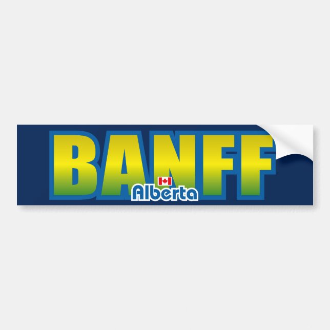 Banff Bumper Sticker (Front)