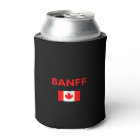 Banff Canada Canadian Flag Dark Colour