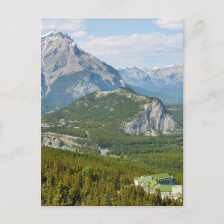 Banff Canada Seen From The Sulphur Mountain Gondol Postcard