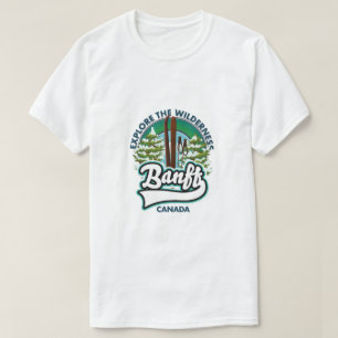 banff canada to ski logo magnet T-Shirt