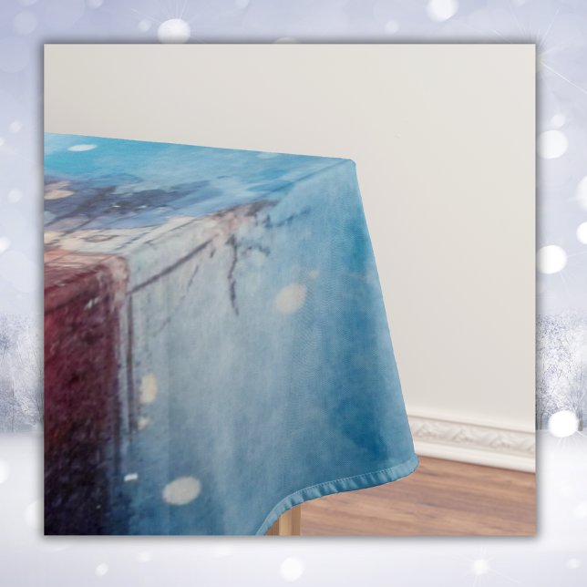 Banff Canada Watercolor Sketch  | Tablecloth (Creator Uploaded)