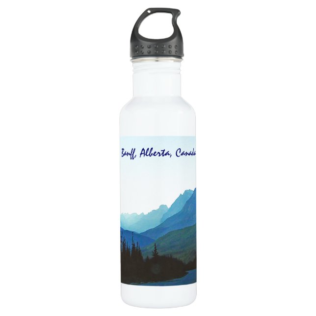Banff Jasper Blue 710 Ml Water Bottle (Front)