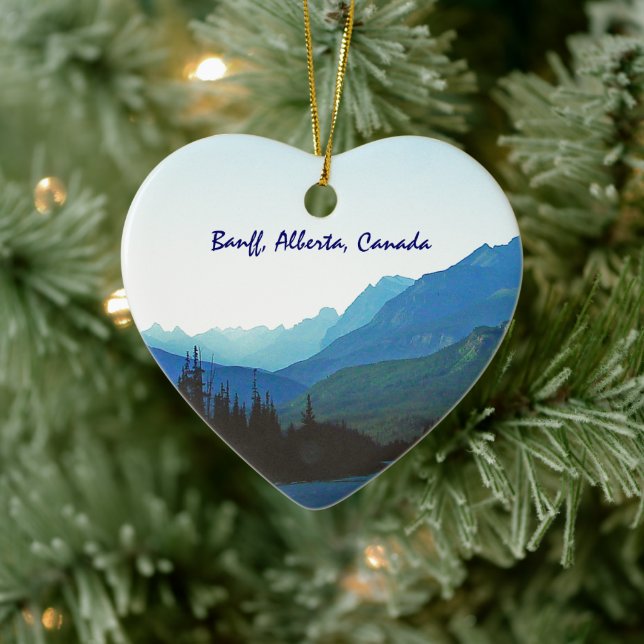 Banff Jasper Blue Ceramic Tree Decoration (Tree)