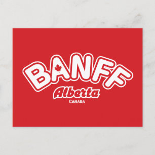 Banff Leaf Postcard