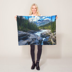 Banff National Park Alberta Canada Fleece Blanket