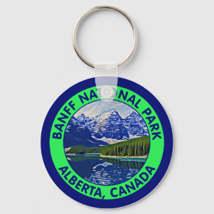Banff National Park, Alberta, Canada Key Ring