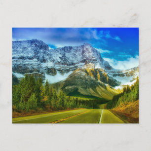Banff National Park, Alberta Canada Mountains Postcard