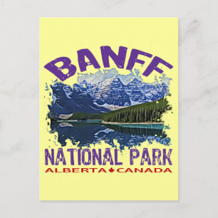 Banff National Park, Alberta Canada Postcard