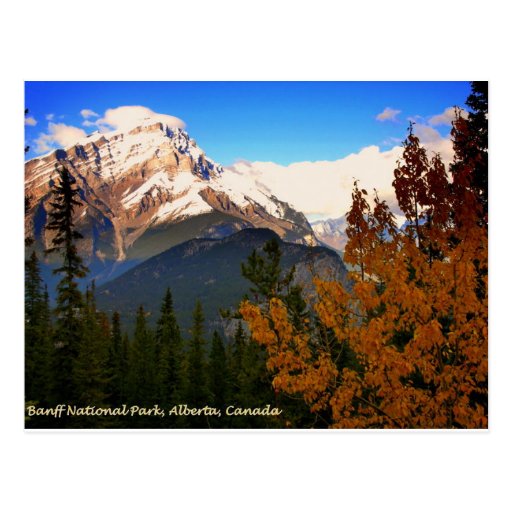 Image of Banff National Park, Alberta, Canada Rockies Postcard