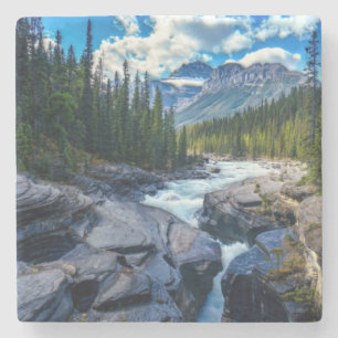 Banff National Park Alberta Canada Stone Coaster