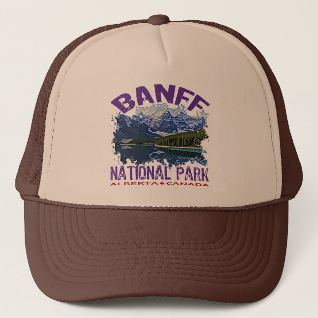 Banff National Park, Alberta Canada Trucker Hat (Front)