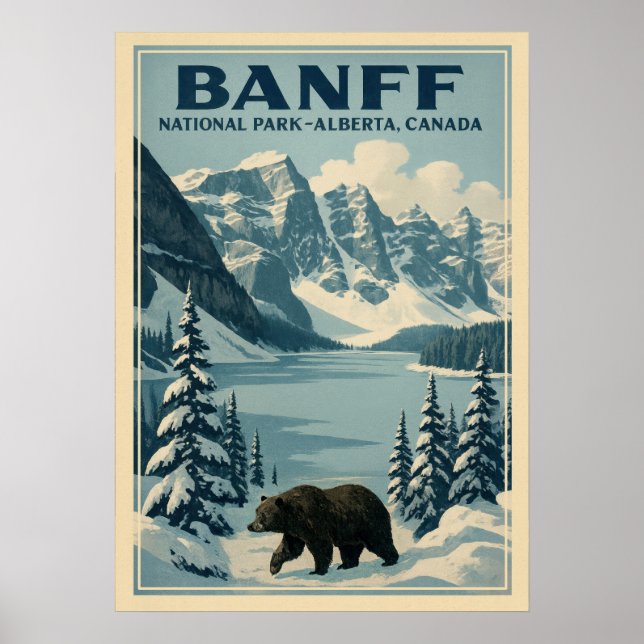 Banff National Park Alberta Canada V01 Poster (Front)
