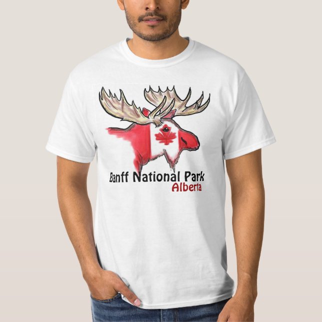Banff National Park Alberta Canada value tee (Front)