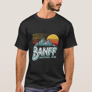 Banff National Park Alberta Canada Vintage Long Sl T-Shirt