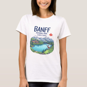 Banff National Park Alberta Cute Landscape  T-Shirt