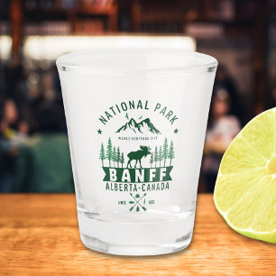 Banff National Park Beautiful Landscape Shot Glass