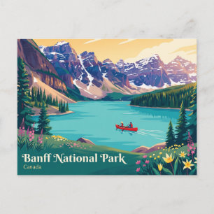 Banff National Park Canada Postcard