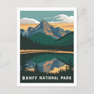 Banff National Park Canada stylist Postcard