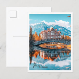 Banff National Park Canada the beautiful place Postcard