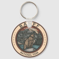 Banff National Park Canada Travel Emblem Vintage