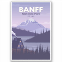 Banff National Park Canada Travel Vintage
