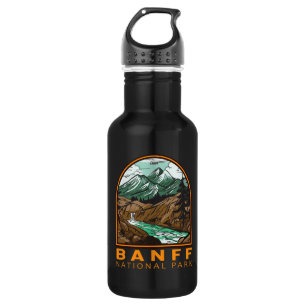 Banff National Park Canada Travel Vintage 532 Ml Water Bottle