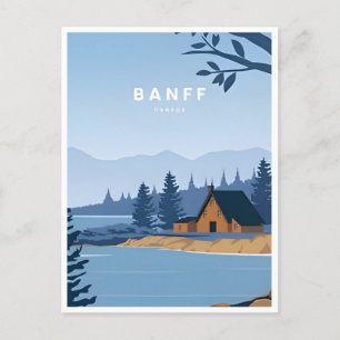 Banff National Park Canada Travel Vintage Postcard
