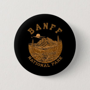 Banff National Park Canada Travelling Nature Lover 6 Cm Round Badge