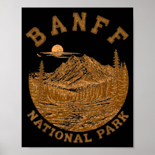 Banff National Park Canada Travelling Nature Lover Poster